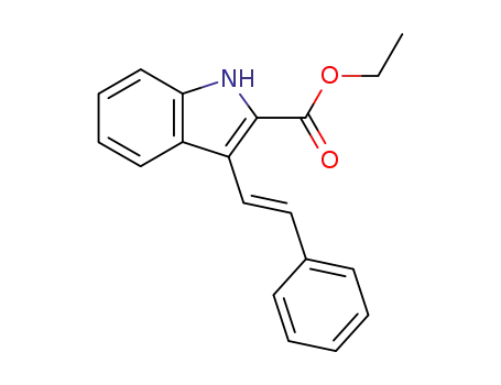 ethyl (E)-3-styryl-1H-indole-2-carboxylate