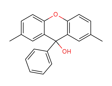 Molecular Structure of 854864-70-3 (2, 7-dimethyl-9-phenyl xanthen-9-ol)