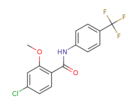 Benzamide, 4-chloro-2-methoxy-N-[4-(trifluoromethyl)phenyl]-