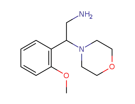Molecular Structure of 904806-00-4 (2-(2-METHOXY-PHENYL)-2-MORPHOLIN-4-YL-ETHYLAMINE)
