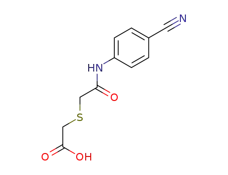 2-([2-(4-CYANOANILINO)-2-OXOETHYL]SULFANYL)ACETIC ACID