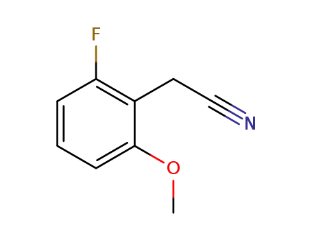 2-메톡시-6-플루오로벤질 시안화물