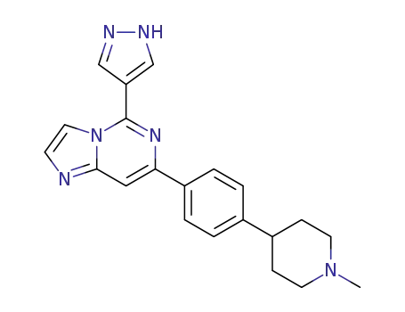 7-(4-(1-methylpiperidin-4-yl)phenyl)-5-(1H-pyrazol-4-yl)imidazo[1,2-c]pyrimidine