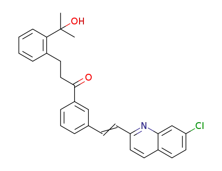 2-(2-(3-(2-(7-chloro-2-quinolyl)vinyl)phenyl-3-oxopropyl)phenyl)propanol