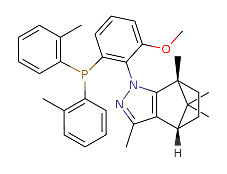 (4S,7R)-3,7,8,8-tetramethyl-1-[2-(di-o-tolylphosphino)-6-methoxyphenyl]-4,5,6,7-tetrahydro-4,7-methano-1H-indazole