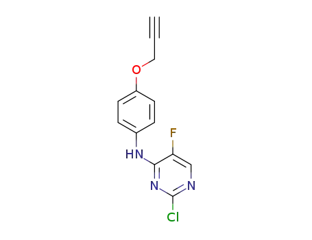2-chloro-5-fluoro-N<sub>4</sub>-[4-(prop-2-ynyloxy)phenyl]-4-pyrimidineamine