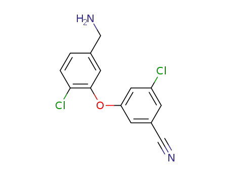 3-{[5-(aminomethyl)-2-chlorophenyl]oxy}-5-chlorobenzonitrile