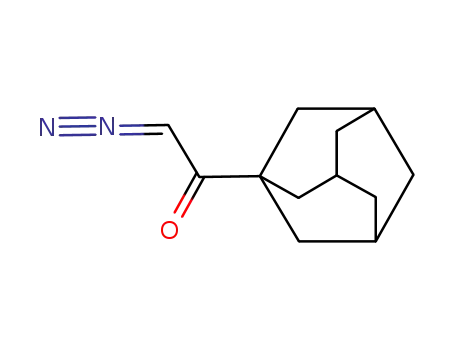 Molecular Structure of 5934-69-0 ((Z)-2-diazonio-1-tricyclo[3.3.1.1~3,7~]dec-1-ylethenolate)