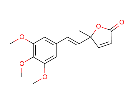5-methyl-5-[(E)-2-(3,4,5-trimethoxyphenyl)ethenyl]-2,5-dihydrofuran-2-one