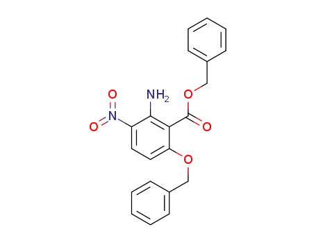 phenylmethyl 2-amino-3-nitro-6-[(phenylmethyl)oxy]benzoate