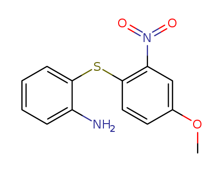 Benzenamine,2-[(4-methoxy-2-nitrophenyl)thio]- cas  24033-98-5
