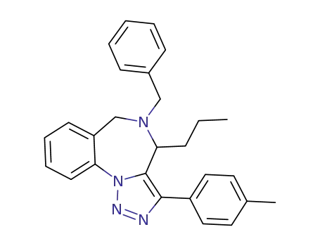 3-(4'-methylphenyl)-4-propyl-5-benzyl-5,6-dihydro-4H-[1,2,3]triazolo[1,5-a][1,4]benzodiazepine