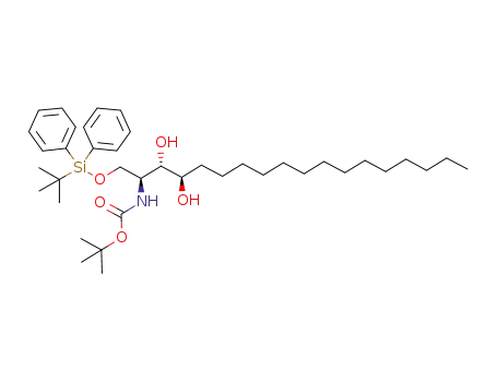 (2S,3S,4R)-1-(tert-butyldiphenylsilyloxy)-2-[N-(tert-butyloxycarbonyl)amino]octadecan-3,4-diol