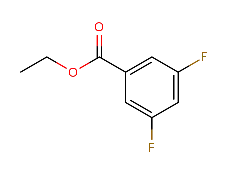 Molecular Structure of 350-19-6 (ETHYL 3,5-DIFLUOROBENZOATE)