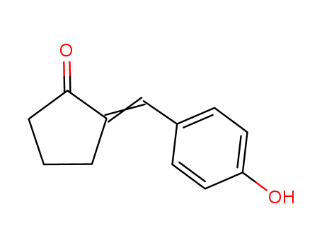 (E)-2-(4-
hydroxybenzylidene)cyclopentanone