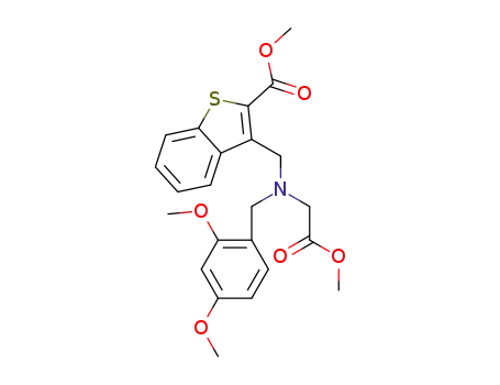 3-{[(2,4-dimethoxybenzyl)ethoxycarbonylmethylamino]methyl}benzo[b]thiophene-2-carboxylic acid methyl ester