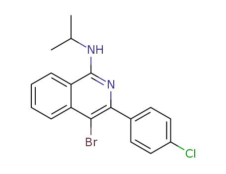 4-bromo-3-(4-chlorophenyl)-N-isopropylisoquinolin-1-amine