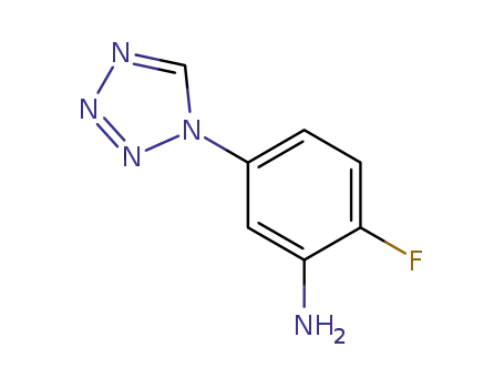 2-fluoro-5-(1H-tetrazol-1-yl)aniline
