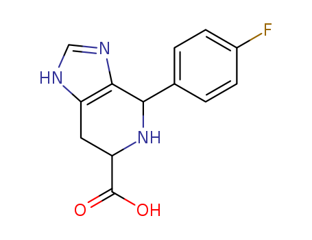 3H-IMIDAZO[4,5-C]PYRIDINE-6-CARBOXYLIC ACID, 4-(4-FLUOROPHENYL)-4,5,6,7-TETRAHYDRO-