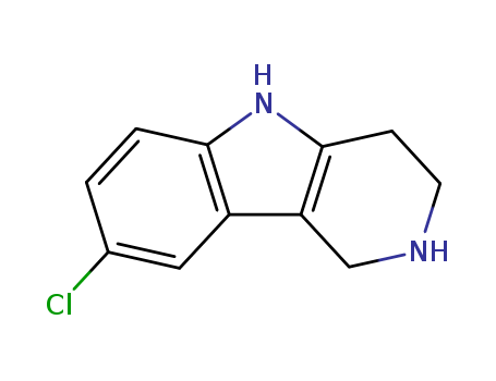 8-chloro-2,3,4,5-tetrahydro-1H-pyrido[4,3-b]indole(SALTDATA: 0.04NaCl)