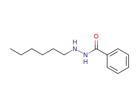 Molecular Structure of 110452-37-4 (Benzoic acid, 2-hexylhydrazide)