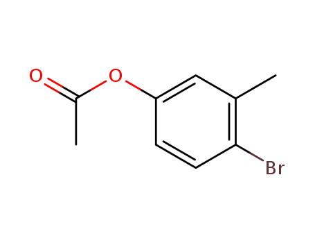 Molecular Structure of 22012-59-5 (4-bromo-3-methylphenyl acetate)