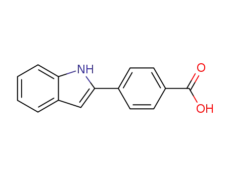 Benzoic acid, 4-(1H-indol-2-yl)-