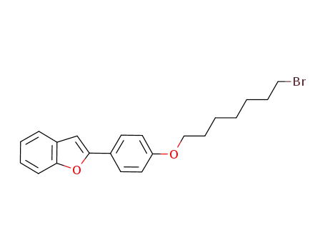 2-[4-(7-bromoheptyloxy)phenyl]benzofuran