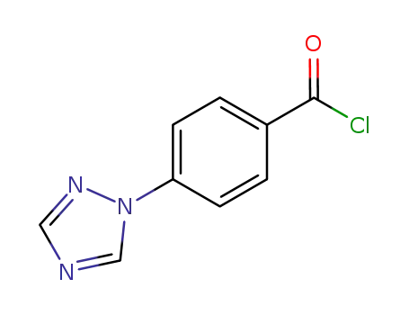 Benzoyl chloride, 4-(1H-1,2,4-triazol-1-yl)- (9CI)