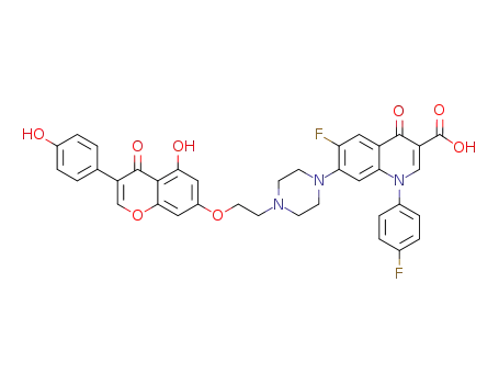 genistin-ethylidene-sarafloxacin