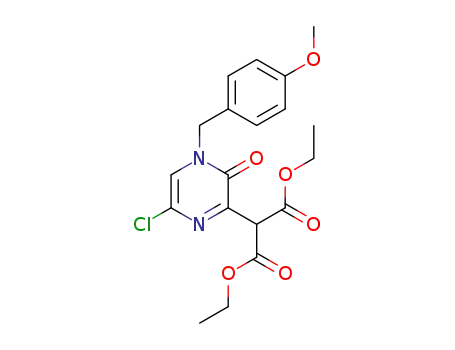 diethyl 2-(6-chloro-4-(4-methoxybenzyl)-3-oxo-3,4-dihydropyrazin-2-yl)malonate
