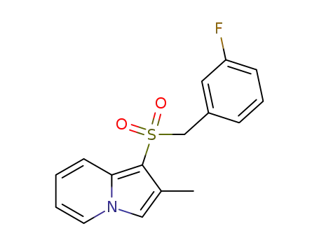 1-(3-fluorobenzylsulfonyl)-2-methylindolizine