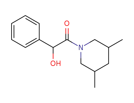 Molecular Structure of 1445918-79-5 (1-(3,5-dimethylpiperidin-1-yl)-2-hydroxy-2-phenylethanone)