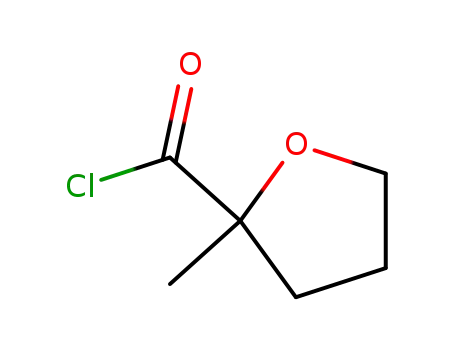Molecular Structure of 139049-95-9 (2-Furancarbonyl chloride, tetrahydro-2-methyl- (9CI))