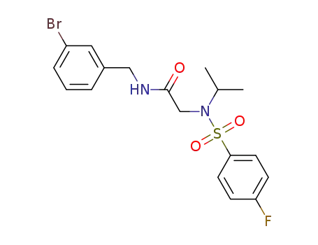 N-(3-bromobenzyl)-2-(4-fluoro-N-isopropylphenylsulfonamido)acetamide