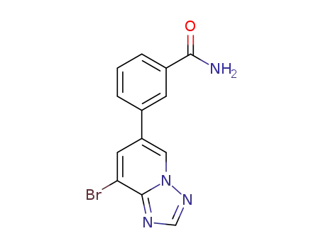 3-(8-Bromo-[1,2,4]-triazolo[1,5-a]pyridin-6-yl)benzamide