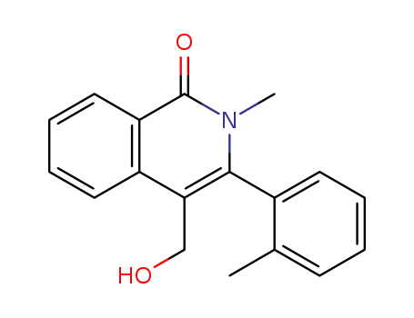4-hydroxymethyl-2-methyl-3-o-tolyl-2H-isoquinolin-1-one