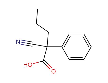 Phenyl(propyl)cyanoacetic acid