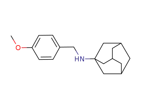 Molecular Structure of 56916-85-9 (ADAMANTAN-1-YL-(4-METHOXY-BENZYL)-AMINE)