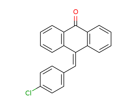 9(10H)-Anthracenone, 10-[(4-chlorophenyl)methylene]-