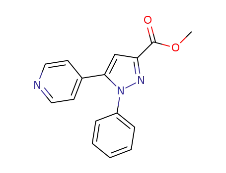 methyl 1-phenyl-5-(pyridin-4-yl)-1H-pyrazole-3-carboxylate