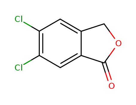 Molecular Structure of 24006-91-5 (1(3H)-Isobenzofuranone, 5,6-dichloro-)