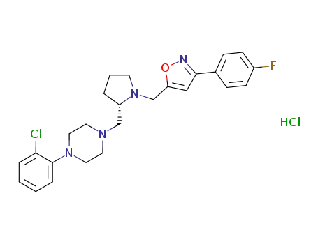 C<sub>25</sub>H<sub>28</sub>ClFN<sub>4</sub>O*ClH