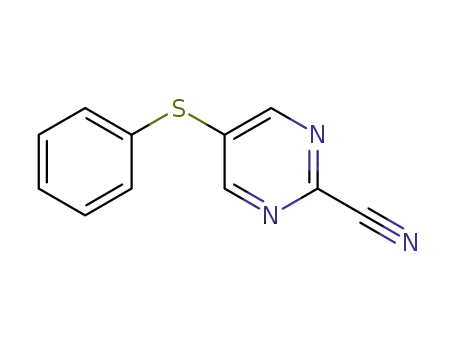 5-(phenylsulfanyl)pyrimidin-2-carbonitrile