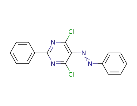 2-phenyl-4,6-dichloro-5-phenylazopyrimidine