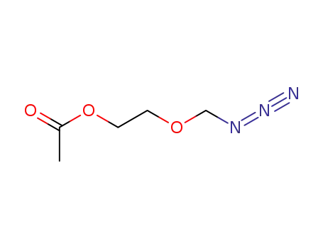 Molecular Structure of 160713-43-9 (Ethanol, 2-(azidomethoxy)-, acetate (ester))