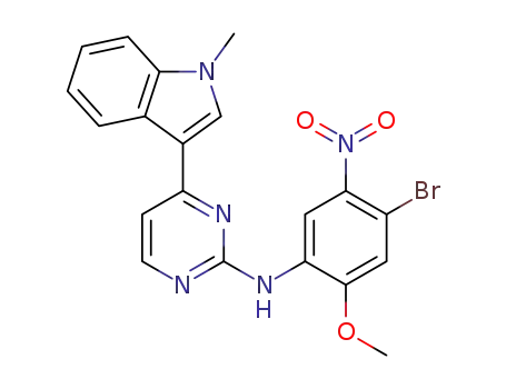 N-(4-bromo-2-methoxy-5-nitrophenyl)-4-(1-methyl-1H-indol-3-yl)-2-Pyrimidinamine