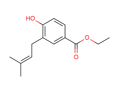 ethyl 4-hydroxy-3-(3-methylbut-2-en-1-yl)benzoate