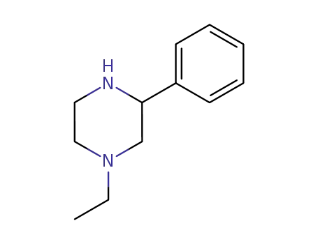 Molecular Structure of 5271-30-7 (Piperazine, 1-ethyl-3-phenyl-)