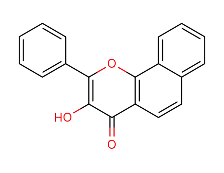Molecular Structure of 22812-50-6 (A-NAPHTHOFLAVONOL)